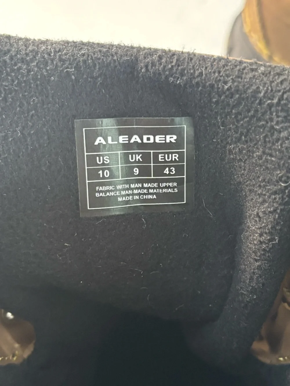 ALEADER Brown/Tan Duck Boot Size 10